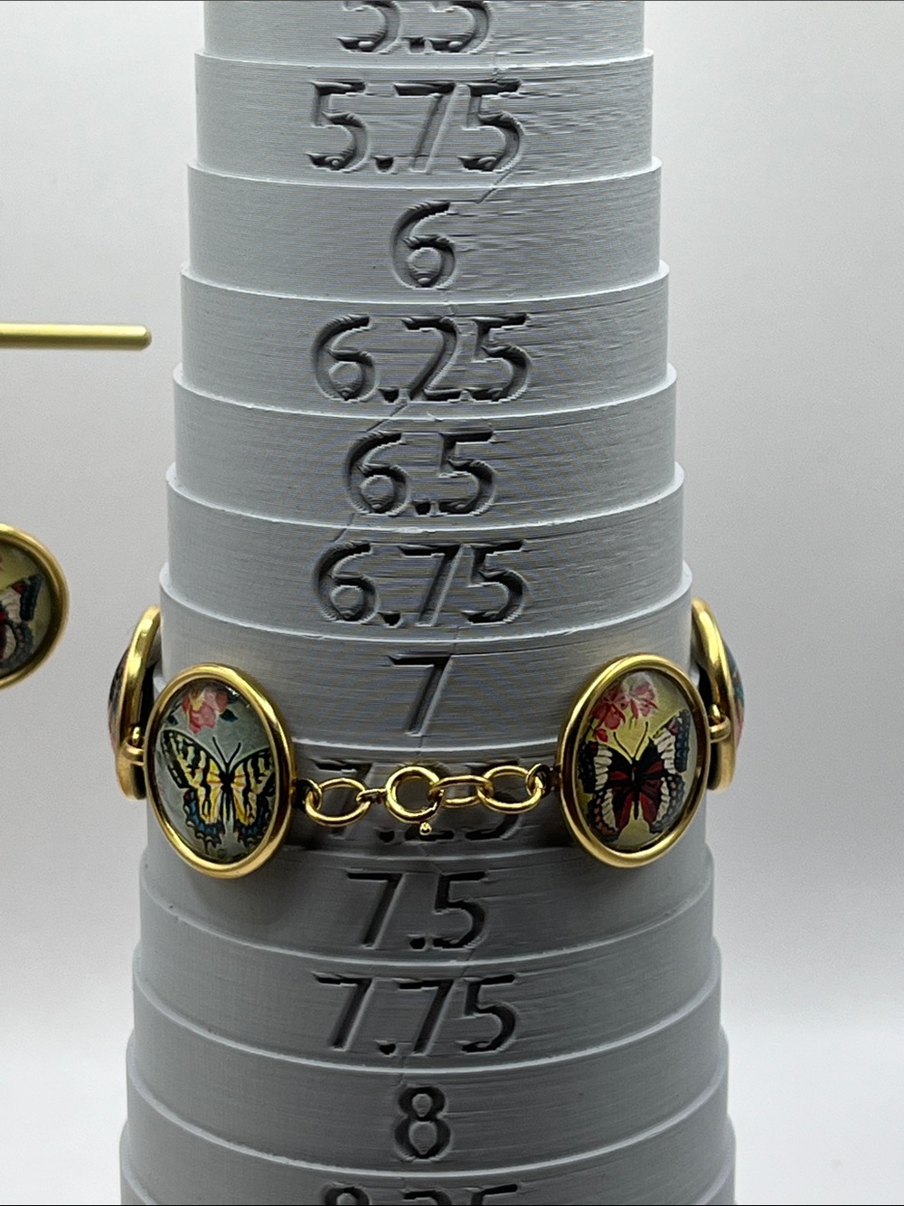 Vintage Retro Gold-Tone Butterfly set Attributed to Designs From The Deep - Picture 7 of 9